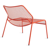 Hot Mesh Lounge Chair in Humble Red - Angle 5