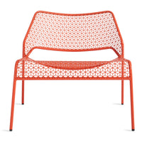 Hot Mesh Lounge Chair in Humble Red - Angle 1