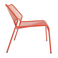 Hot Mesh Lounge Chair in Humble Red - Angle 4