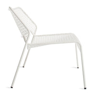 Hot Mesh Lounge Chair in Off White - Angle 4