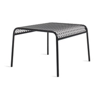 Hot Mesh Ottoman in Black - Angle 2