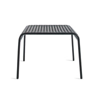 Hot Mesh Ottoman in Black - Angle 3