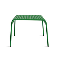 Hot Mesh Ottoman in Green - Angle 3