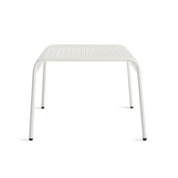 Hot Mesh Ottoman in Off White - Angle 3