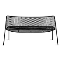 Hot Mesh Settee in Black - Angle 5