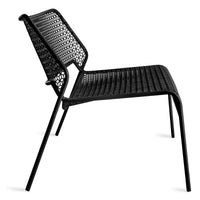 Hot Mesh Settee in Black - Angle 3