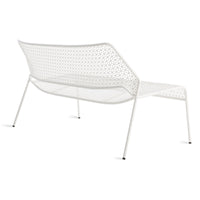 Hot Mesh Settee in Off White - Angle 4