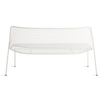 Hot Mesh Settee in Off White - Angle 5