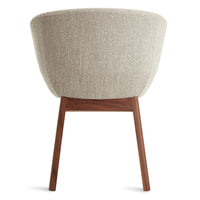 Host Chair in Tait Stone / Walnut - Angle 7