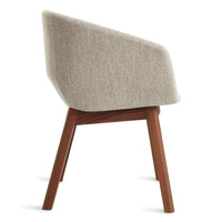 Host Chair in Tait Stone / Walnut - Angle 5