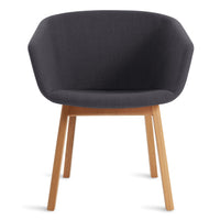 Host Chair in Rostenkowski Blue / White Oak - Angle 1
