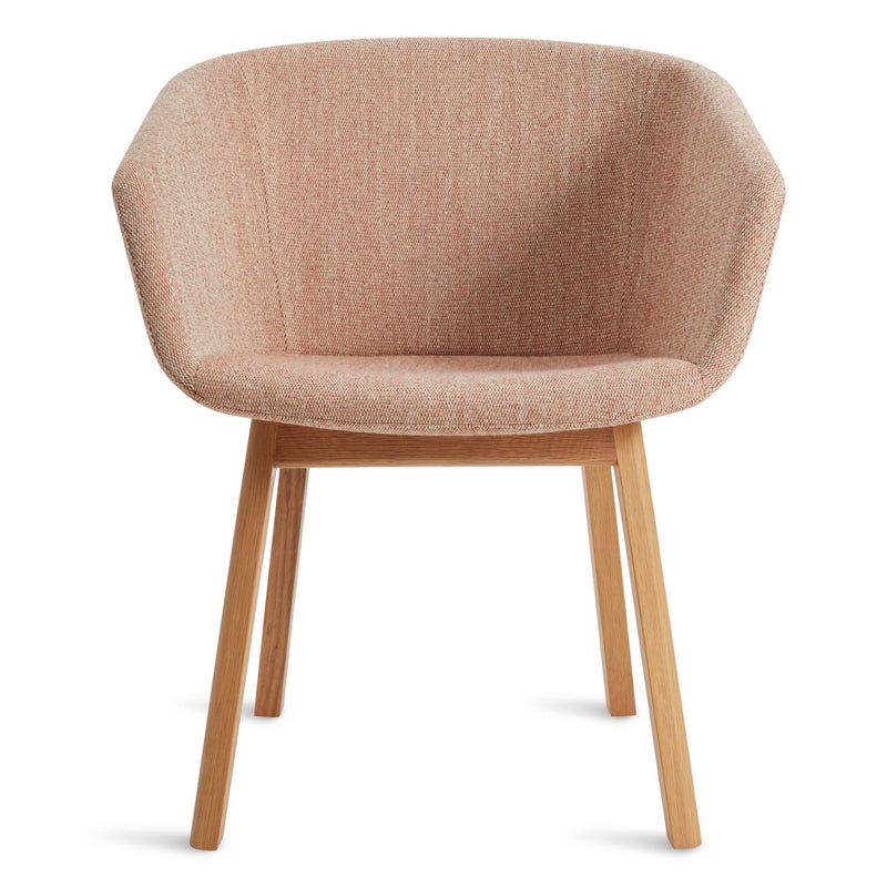 Host Chair in Tait Tomato / White Oak