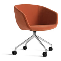 Host Task Chair in Copper Velvet - Angle 1