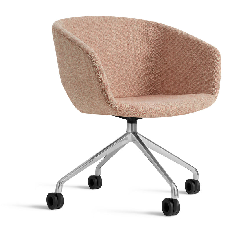 Host Task Chair in Tait Tomato - Angle 1