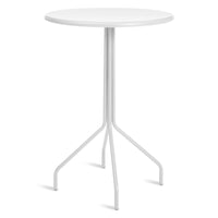 Hot Mesh 30&quot; Bar Table in Off White - Angle 2