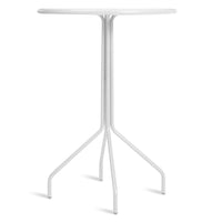 Hot Mesh 30&quot; Bar Table in Off White - Angle 1