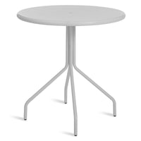 Hot Mesh 30" Café Table in Off White - Angle 2