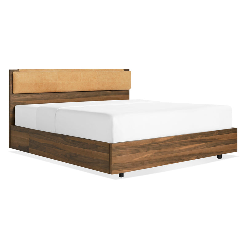 Homecoming Headboard Cushion in Camel Leather