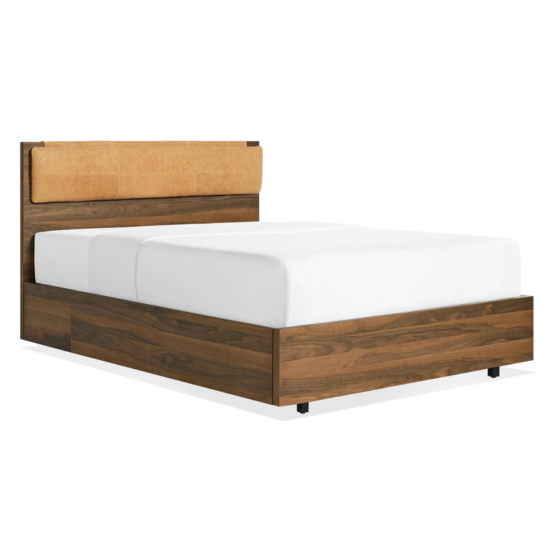 Homecoming Headboard Cushion in Camel Leather