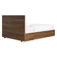 Homecoming Storage Bed in Walnut - Angle 5