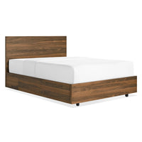 Homecoming Storage Bed in Walnut - Angle 1