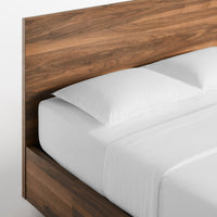 Homecoming Storage Bed in Walnut - Angle 6
