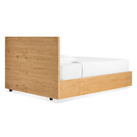 Homecoming Storage Bed in White Oak - Angle 5