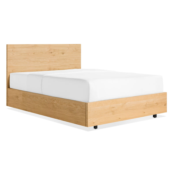 Homecoming Storage Bed in White Oak - Angle 1