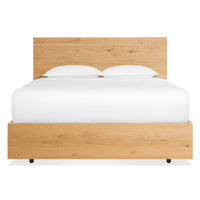 Homecoming Storage Bed in White Oak - Angle 2