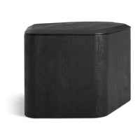 Hoard Medium Side Table with Storage in Black-Stained Acacia - Angle 5