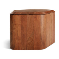 Hoard Medium Side Table with Storage in Acacia - Angle 5