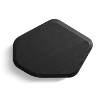 Hoard Tall Side Table with Storage in Black-Stained Acacia - Angle 8