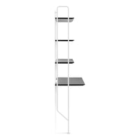 Hitch Add-on Bookcase and Desk in Black - Angle 5