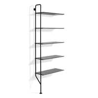 Hitch Add-on Bookcase in Black - Angle 3