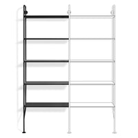 Hitch Add-on Bookcase in Black - Angle 2