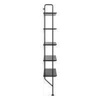 Hitch Add-on Bookcase in Black - Angle 4
