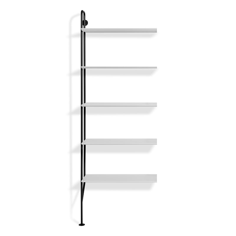 Hitch Add-on Bookcase in White - Angle 1