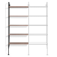 Hitch Add-on Bookcase in Walnut - Angle 2