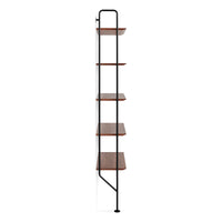 Hitch Add-on Bookcase in Walnut - Angle 4