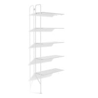 Hitch Add-on Bookcase in White - Angle 3