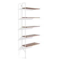 Hitch Add-on Bookcase in Walnut - Angle 4