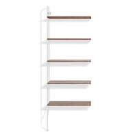 Hitch Add-on Bookcase in Walnut - Angle 1