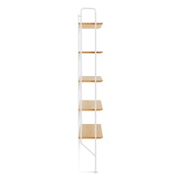 Hitch Add-on Bookcase in White Oak - Angle 4