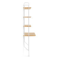 Hitch Bookcase and Desk in White Oak - Angle 5