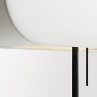 Hightop Floor Lamp en White / Black Marble - ángulo 7
