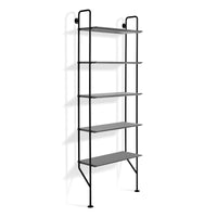 Hitch Bookcase in Black - Angle 2