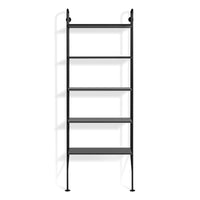 Hitch Bookcase in Black - Angle 1