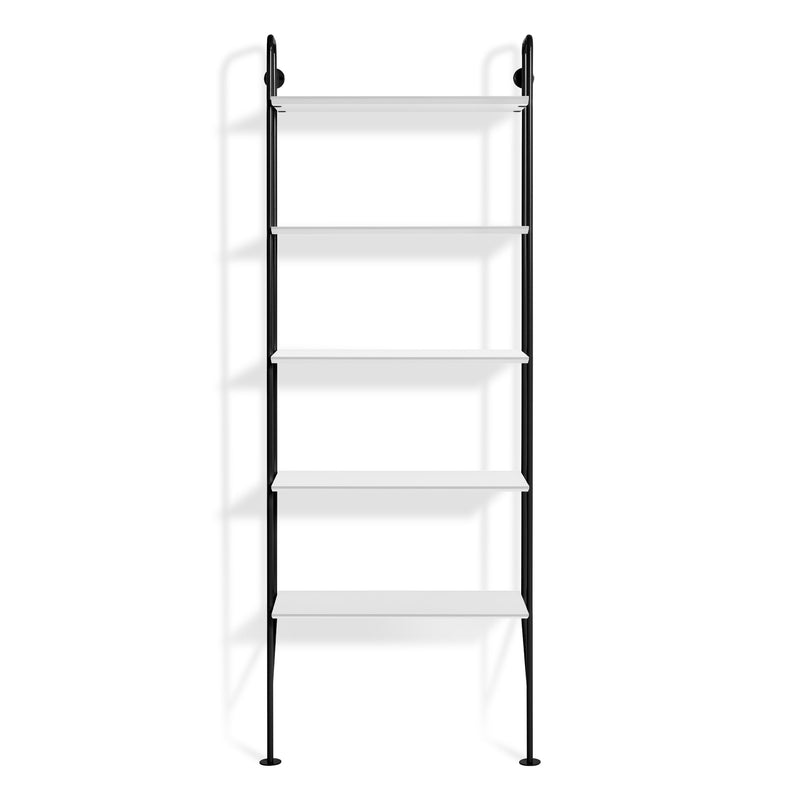 Hitch Bookcase in White - Angle 1