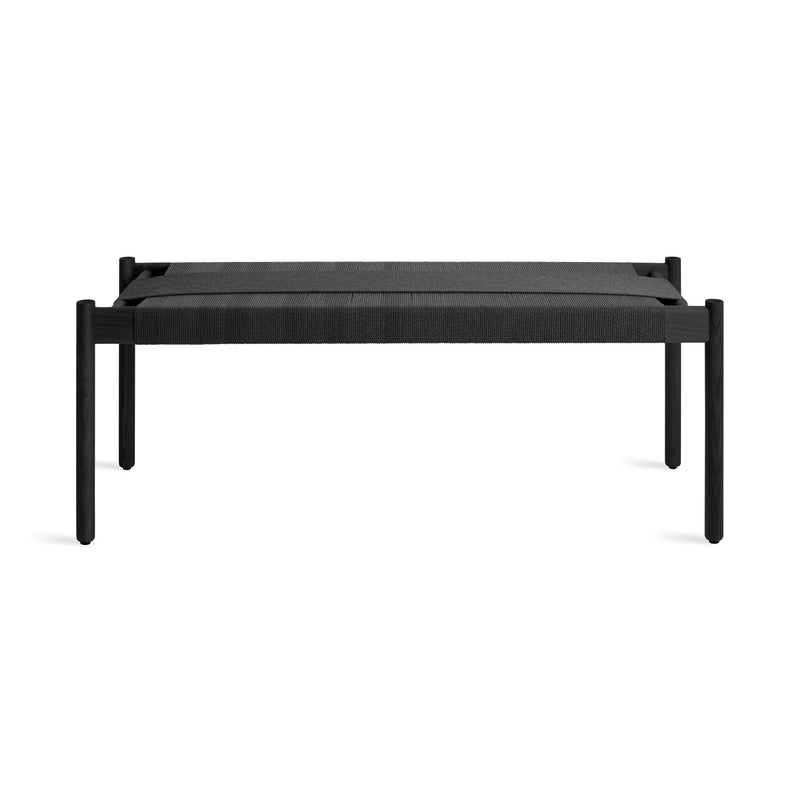 Invitation 48" Bench in Black on Ash