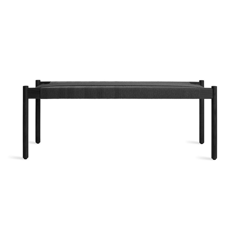 Invitation 48" Bench in Black on Ash
